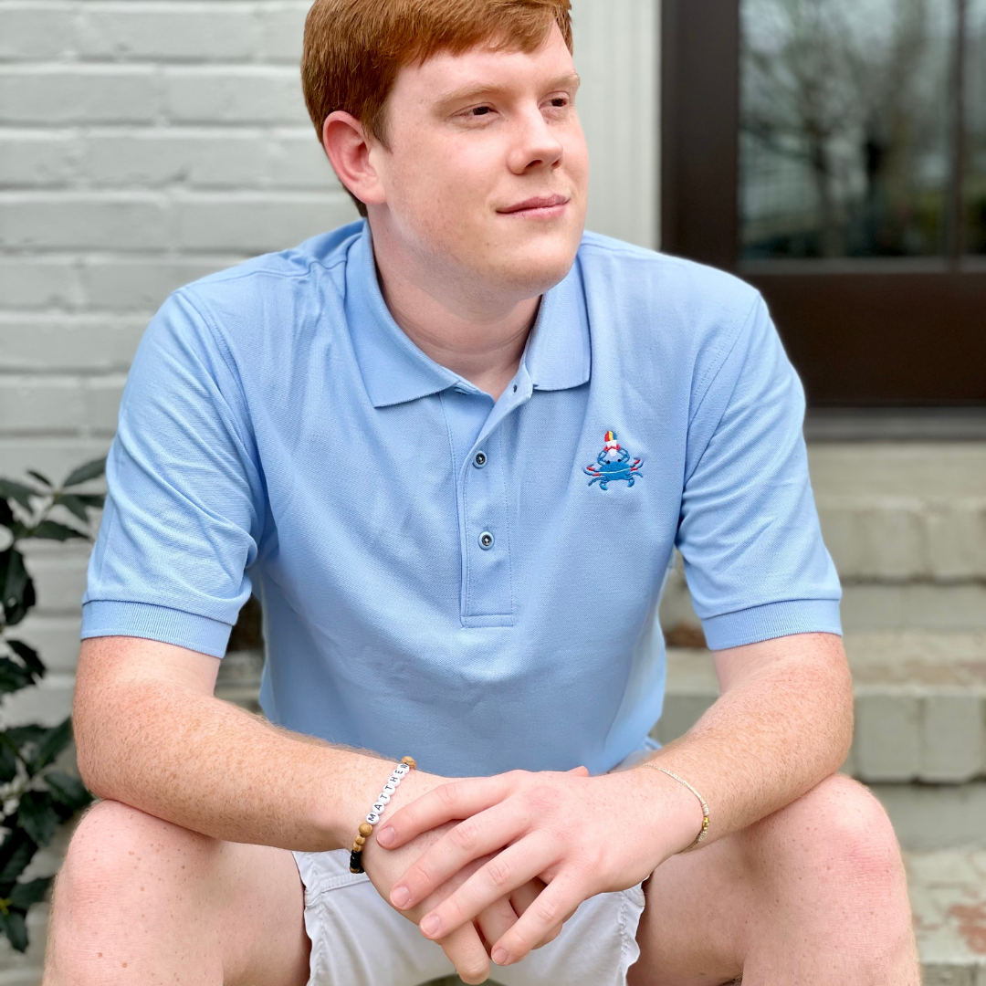 Whereable Art Crab with Snowball Classic Polo