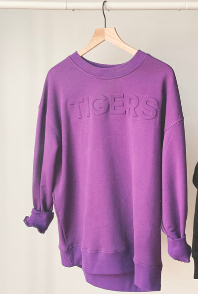 tigers raising awareness sweatshirt whereable art